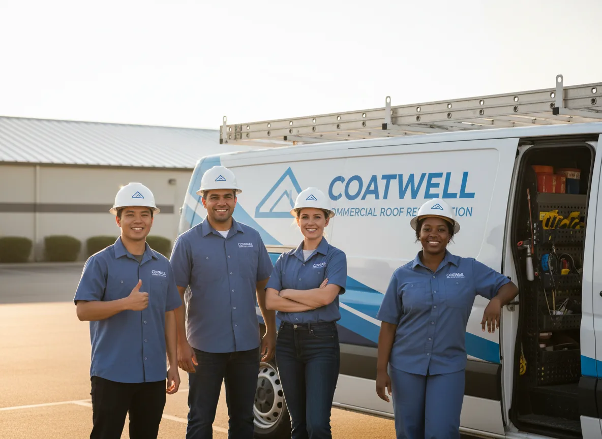 Commercial roof coating company in Marion, MA